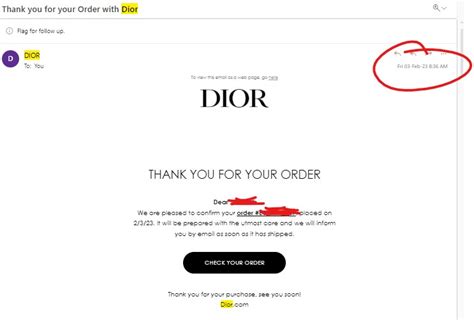 dior email